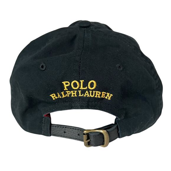 Vintage Polo Sport Hat Cap Strap Back Blue USA Flag One Size Cotton Dad - Picture 2 of 10